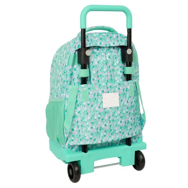 Skolväska med hjul Safta Cuore Mint 33 x 45 x 22 cm