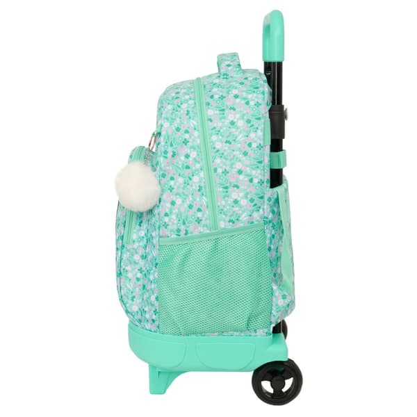 Skolväska med hjul Safta Cuore Mint 33 x 45 x 22 cm