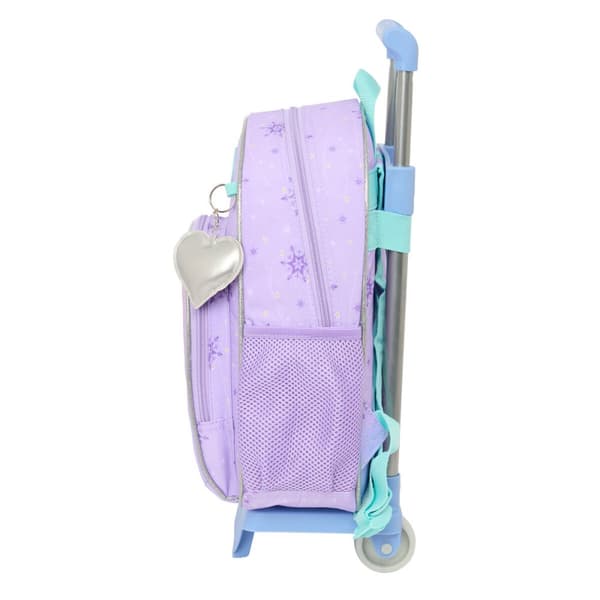 Skolväska med hjul Frozen Spirit Lila 28 x 34 x 10 cm
