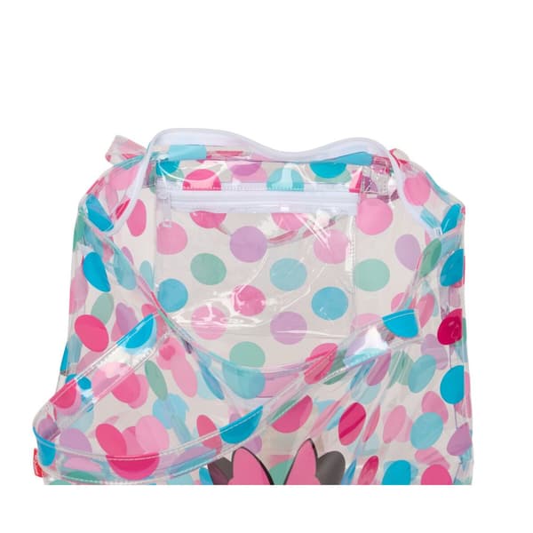 Damväska Minnie Mouse Beach Multicolour Transparent 54 x 35 x 17 cm