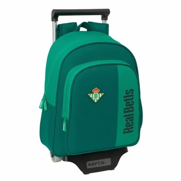 Skolryggsäck Real Betis Balompié Grön 28 x 34 x 10 cm