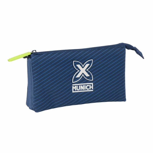 Skoletaske Munich Blue indigo 22 x 12 x 3 cm