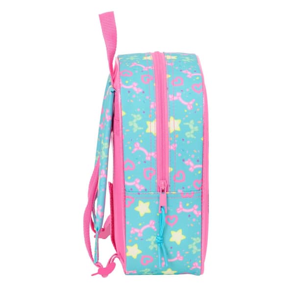 Lasten laukku Gabby's Dollhouse Confetti Pinkki Turkoosi 22 x 27 x 10 cm
