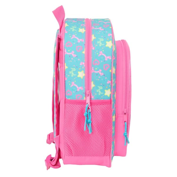 Koululaukku Gabby's Dollhouse Confetti Pinkki Turkoosi 32 x 38 x 12 cm