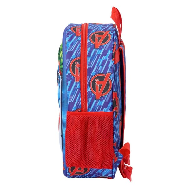 Lasten laukku The Avengers Punainen Tummansininen 27 x 33 x 10 cm 3D