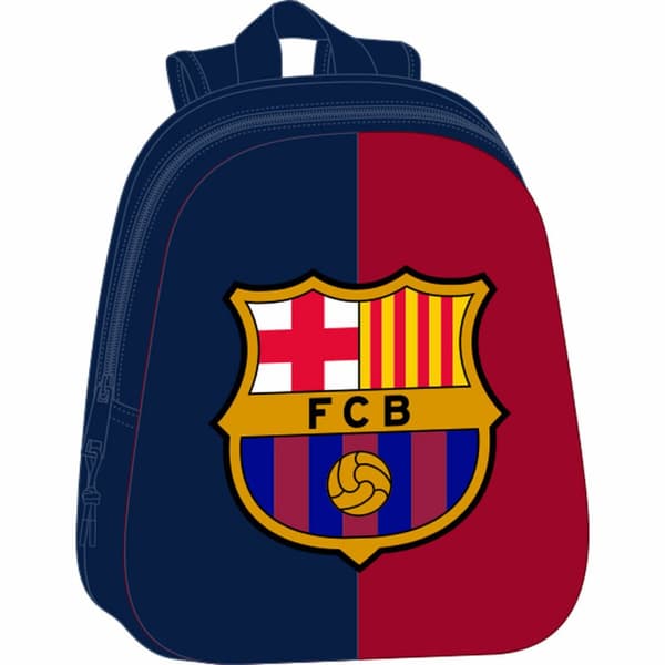 Lasten laukku F.C. Barcelona Sininen Punaruskea 27 x 33 x 10 cm 3D