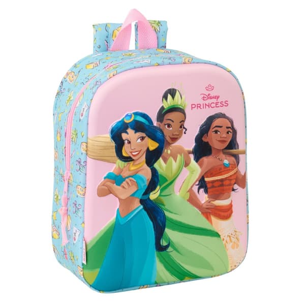 Barnebag Frozen Rosa Himmelblå 22 x 27 x 10 cm 3D