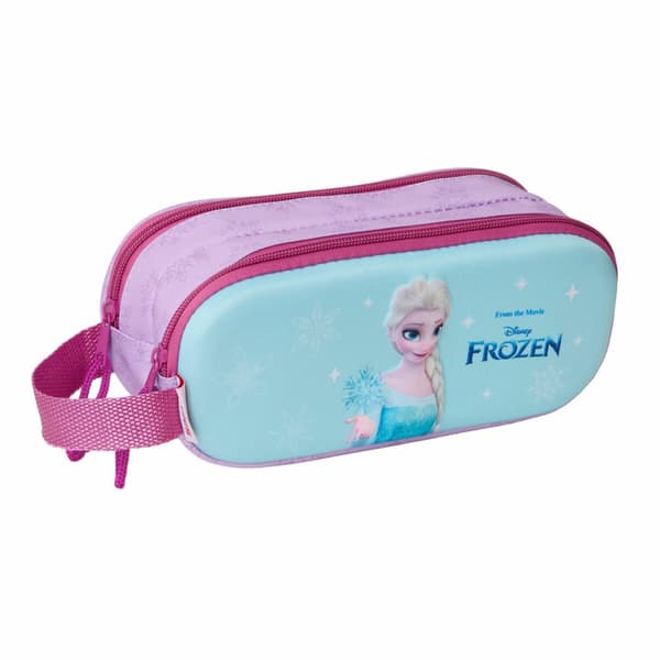 Skolebag Frozen Rosa Himmelblå 21 x 8 x 6 cm