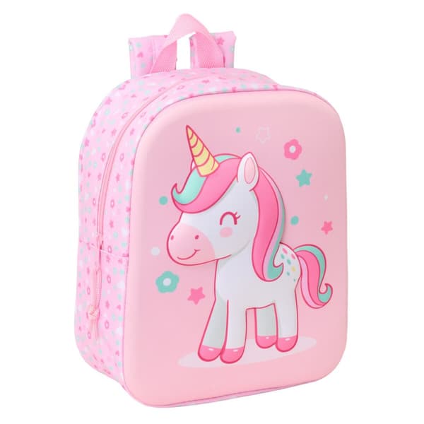 Barnebag Safta Rosa 22 x 27 x 10 cm 3D