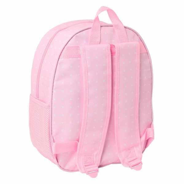 Lasten laukku Minnie Mouse Pinkki 27 x 33 x 10 cm 3D