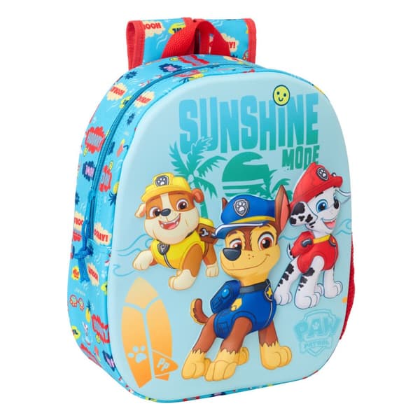 Lasten laukku The Paw Patrol Sininen 27 x 33 x 10 cm 3D
