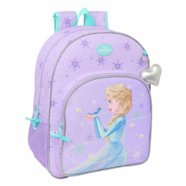 Koululaukku Frozen Spirit Liila 33 x 42 x 14 cm