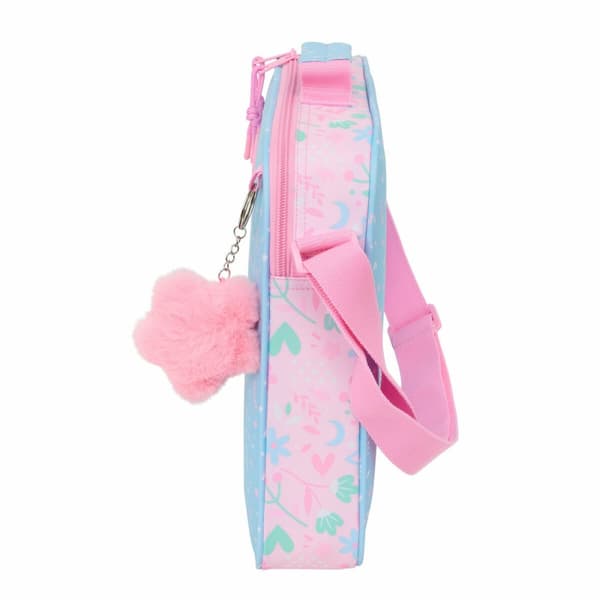 Koululaukku BlackFit8 Smile Pinkki Vaaleansininen 38 x 28 x 6 cm
