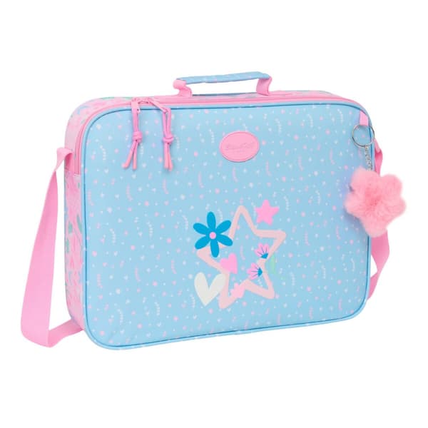 Koululaukku BlackFit8 Smile Pinkki Vaaleansininen 38 x 28 x 6 cm