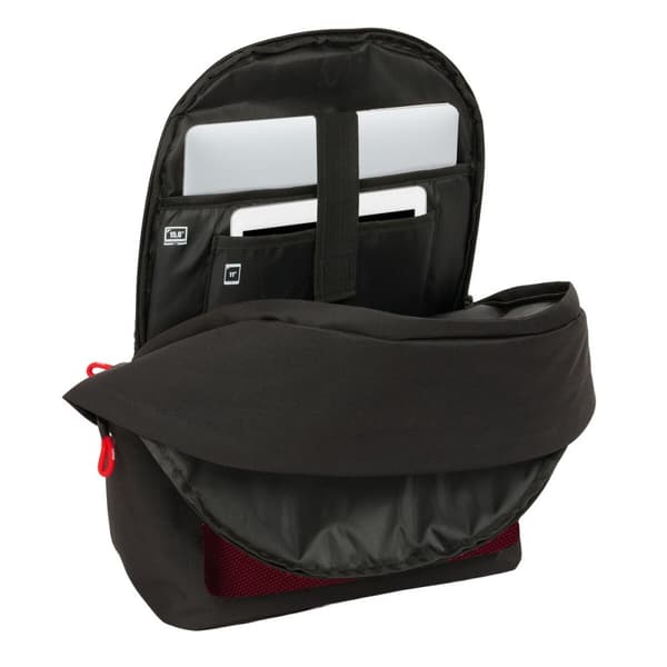 Koululaukku Munich +usb munich Musta 31 x 44 x 18 cm