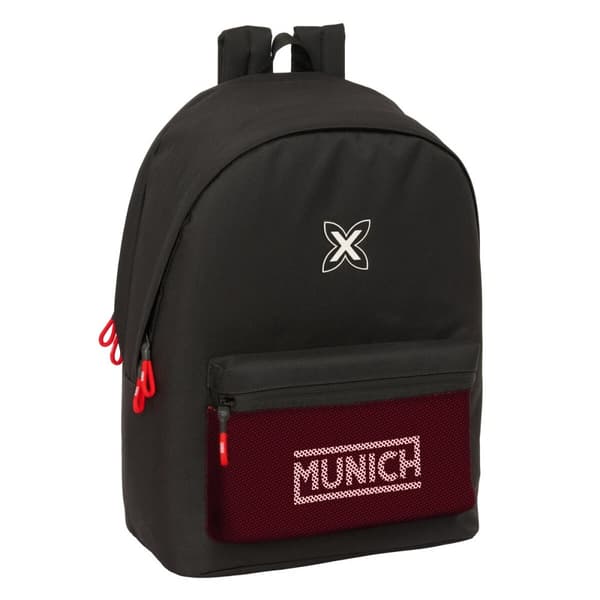 Koululaukku Munich +usb munich Musta 31 x 44 x 18 cm
