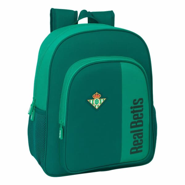 Koululaukku Real Betis Balompié Vihreä 32 x 38 x 12 cm