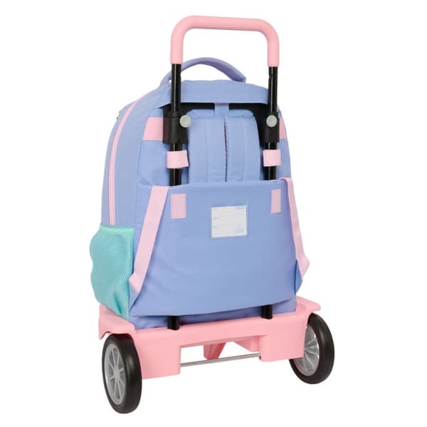 Skoletaske Munich Mellow Blå Pink Himmelblå 33 x 45 x 22 cm