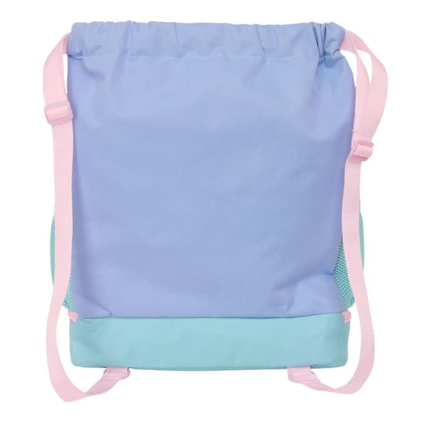 Skopåse med remmar Munich Mellow Blå Rosa Celeste 35 x 40 x 1 cm