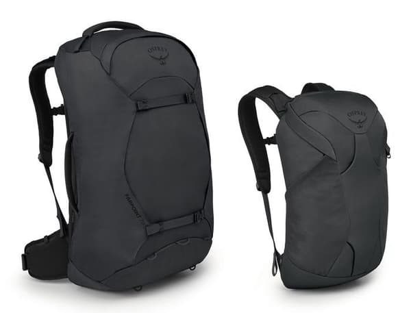Ryggsäck - Osprey - Farpoint 70 - Mörkgrå - 70L - Ergonomisk och justerbar
