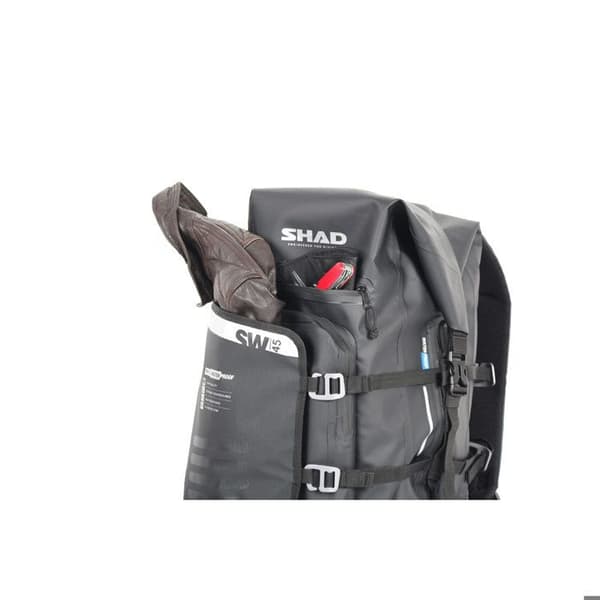Bakväska - SHAD - sw45 - 40 liter - Snabbfäste - Utvändiga fickor - Ergonomisk
