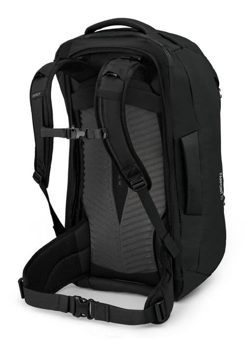 Ryggsäck - Osprey - Farpoint 70 - Svart - 70L - Ergonomisk och rymlig