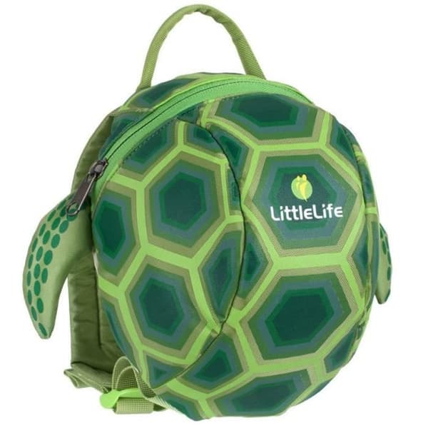 Barnryggsäck - Littlelife - Turtle - 2 liter - Polyester - Ljusgrön