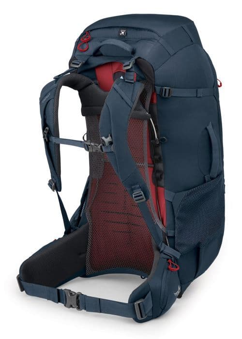 Ryggsäck - Osprey - Farpoint Trek 55 - Mörkblå - 55L - Ergonomisk och justerbar