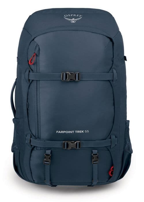 Ryggsäck - Osprey - Farpoint Trek 55 - Mörkblå - 55L - Ergonomisk och justerbar