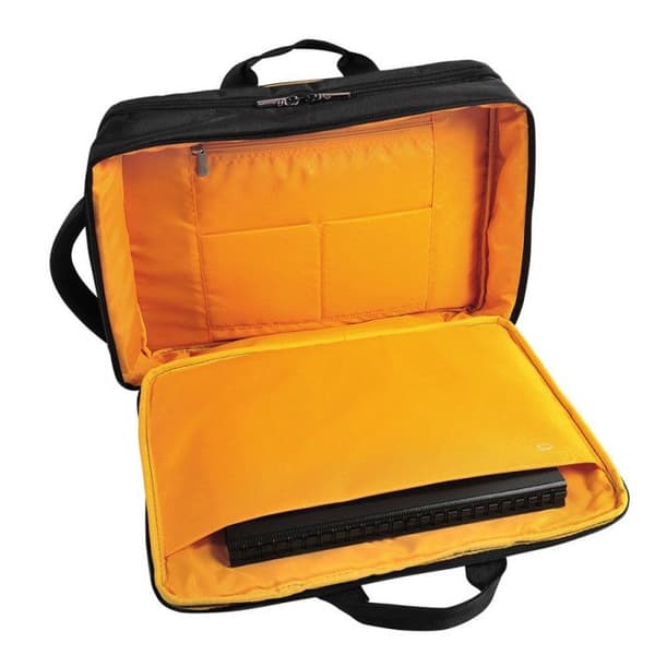 exacompta exacompta säck för notebook dual exactive, polyester, svart svart Bagage EXACOMPTA Säck för notebook Dual EXACTIVE