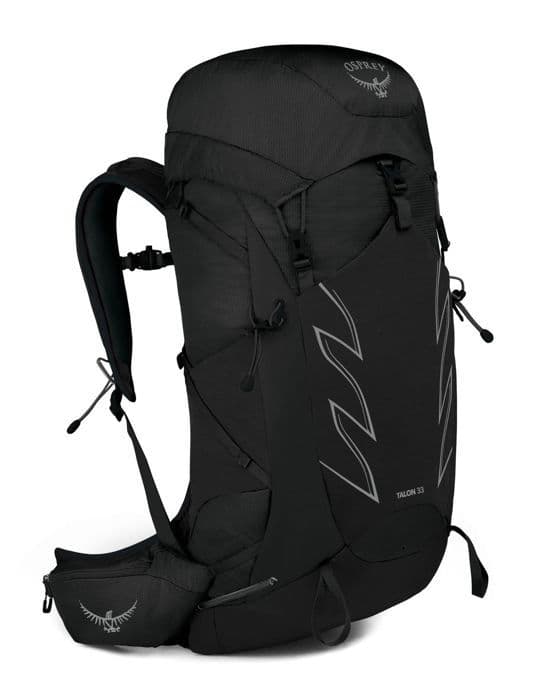 Vandringsryggsäck - Osprey - Talon 33 L / XL - Svart - Ergonomisk - Hydrofobisk