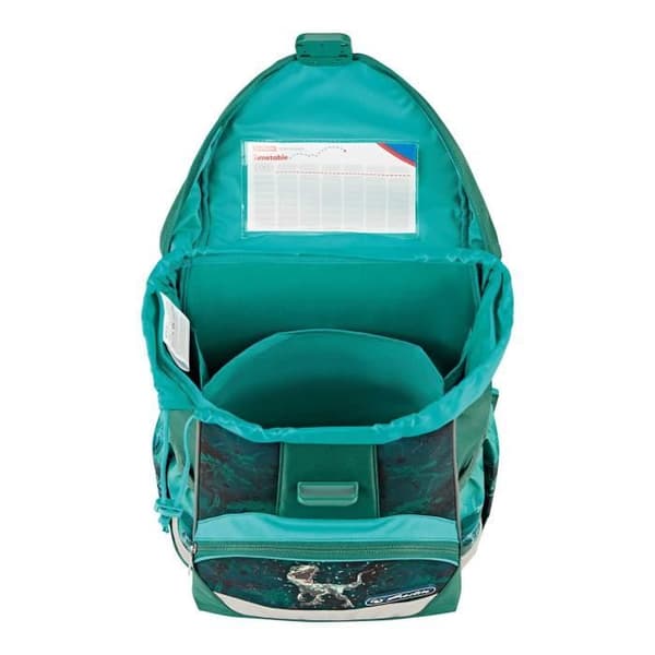 HERLITZ RANZEN ULTRALIGHT PLUS GREEN REX ryggsäck - Grön - Barn - Dragkedja - Syntet