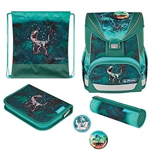 HERLITZ RANZEN ULTRALIGHT PLUS GREEN REX ryggsäck - Grön - Barn - Dragkedja - Syntet