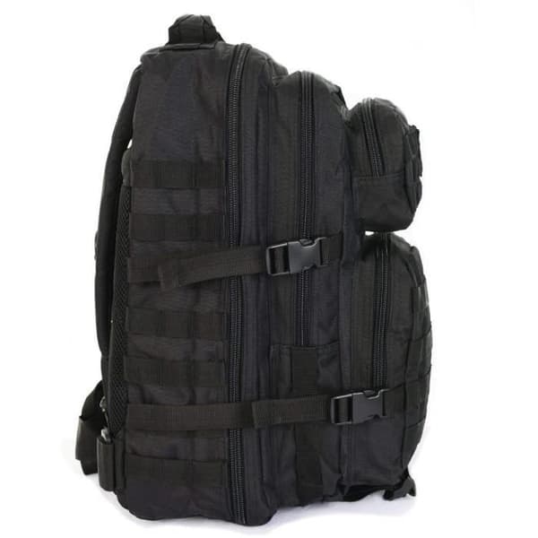 Ryggsäck - Mil-Tec - US Assault Pack - 20L - Svart - Militär stil - MOLLE