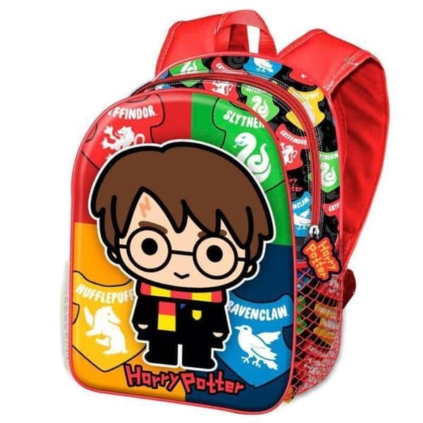 Ryggsäck - Ocio Stock - Harry Potter Wizard 3D - Svart - 31x26x11cm - Barn