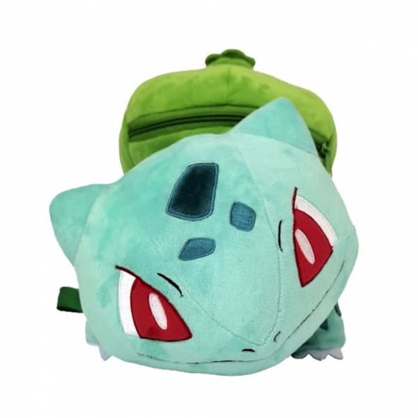 Ryggsäck i Plysch - Pokémon - Bulbizarre - 36 cm - Grön - Barn