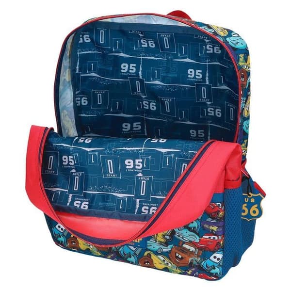 Disney - 2022343 - Joumma Cars RD Trip Skolväska Röd 25 x 33 x 12 cm Polyester 9,8 L, Röd, Skolväska