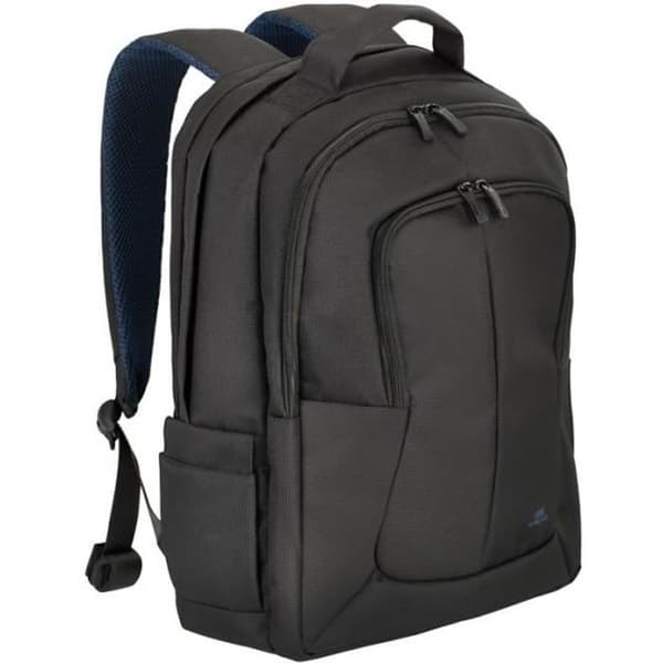 RIVACASE ryggsäck - Svart - För 17,3" laptop - Högkvalitativ polyester - Ventilationssystem