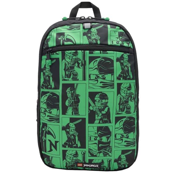 Ryggsäck - LEGO - Liten utökad ryggsäck - 18 L - Grön - Polyester - Kille