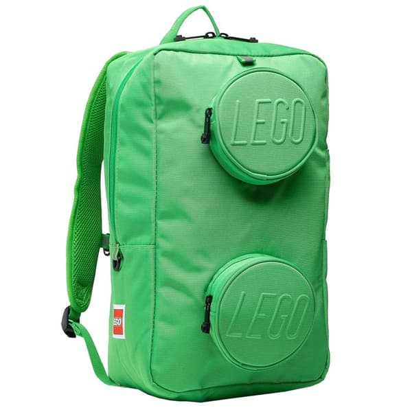 Ryggsäck - LEGO - Brick 1x2 - Grön - 18 L - Polyester