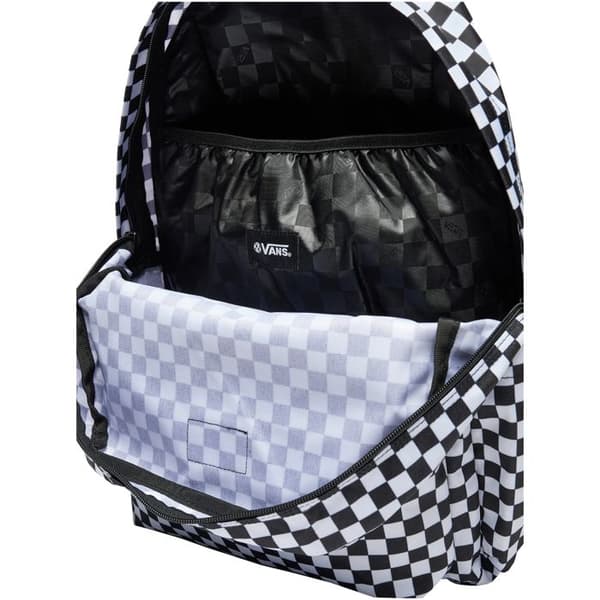 Ryggsäck - Vans - Skool Check VN000H4XY281 - Vit - Unisex - Vuxen