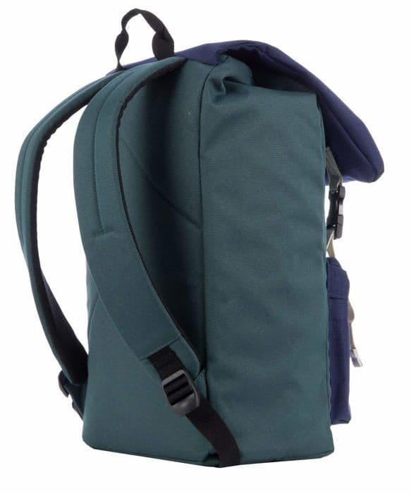 Seven - 206001713-BE7 - Invicta Ryggsäck - Shot Pack - Grönblå - Vadderad PC- och surfplattaficka - Amerikansk 28 L, One Size
