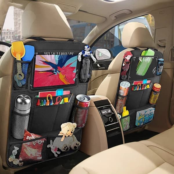 OBOSOE 2 Pak 61x41cm, Bilarrangører til bagsædet – Universal bil bagsæde mobil / tablet mange holdere