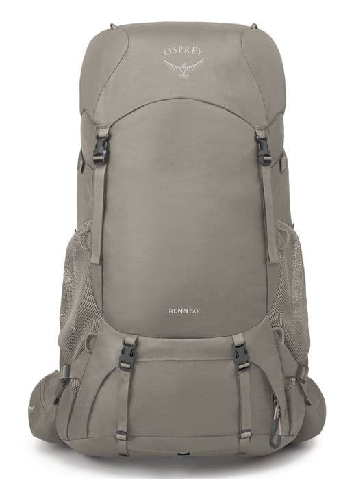 Osprey Rygsäck taupe för kvinnor Renn 50 Pediment Grey / Linen Tan 262446