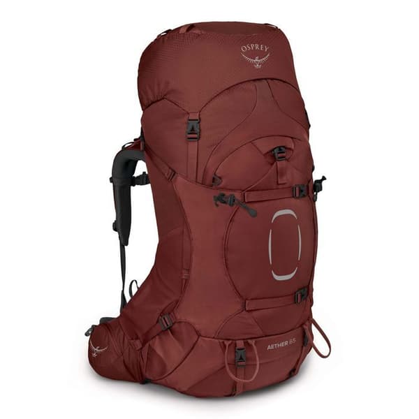 Osprey Ryggsäck terrakotta för kvinna och man - Aether 65 S / M Deep Acorn Red 304425