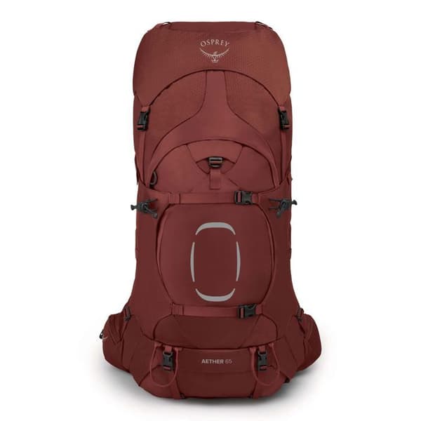 Osprey Ryggsäck terrakotta för kvinna och man - Aether 65 S / M Deep Acorn Red 304425