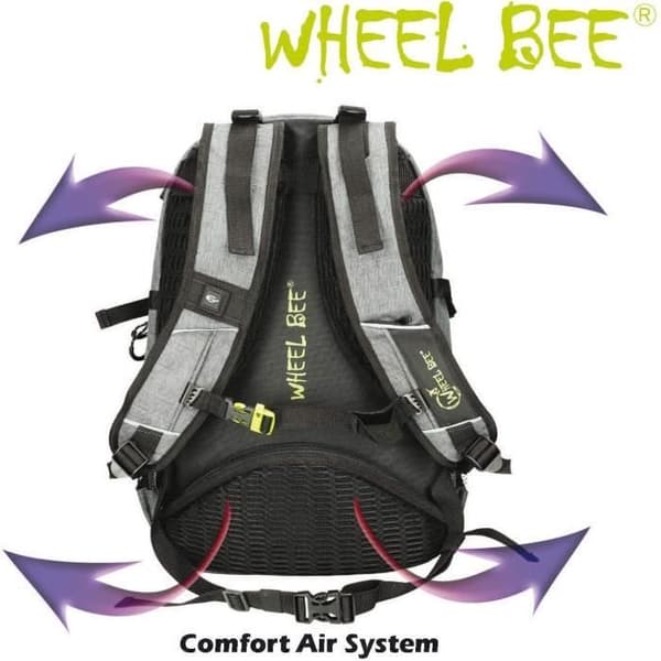 Ryggsäck - SCHILDKRÖT - Wheel Bee Revolution - LED - 600D Polyester - 30L