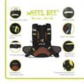 Miniatyrbild 4 av 5: Ryggsäck - Cykel - SCHILDKRÖT - LED + USB-port + Hörlursutgång ingår