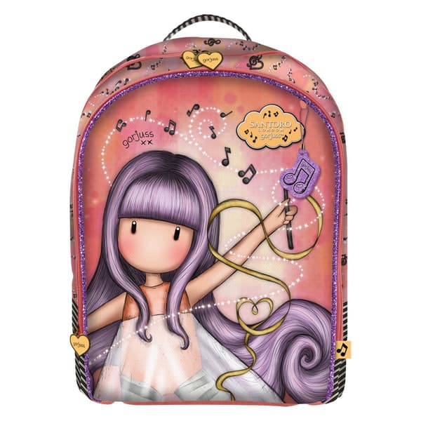 Skolryggsäck Little Dancer Gorjuss Little dancer Lax (32 x 45 x 13.5 cm)