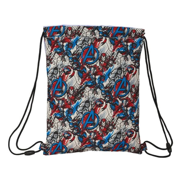 Skopåse med remmar The Avengers Forever Multicolour 26 x 34 x 1 cm